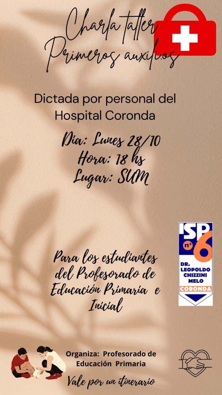 ¡Te invitamos a nuestro Taller de Primeros Auxilios!